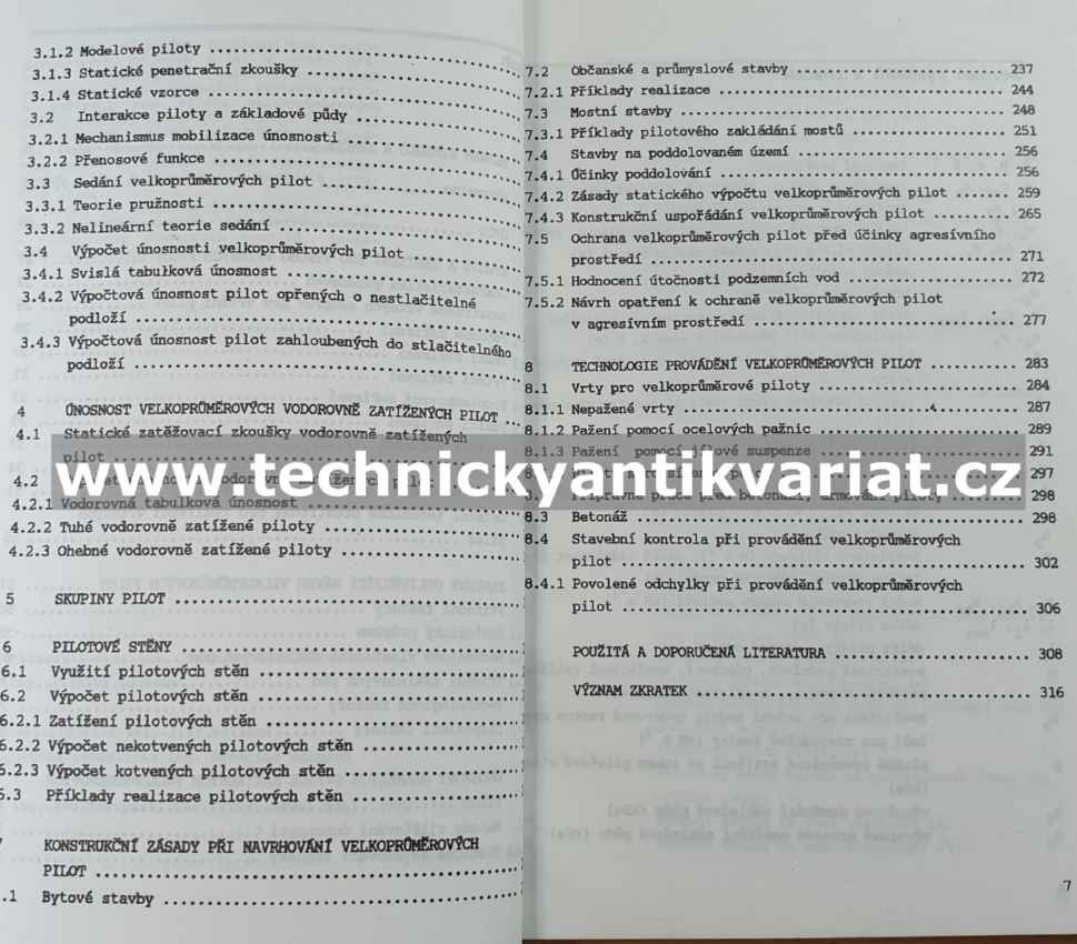 Velkoprůměrové vrtané piloty - Masopust, Muhl (1990)