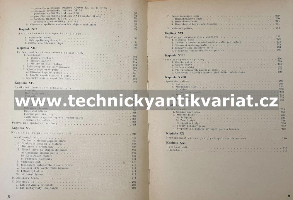 Mazání motorových vozidel a používaná paliva - Josef Hermach (1958)