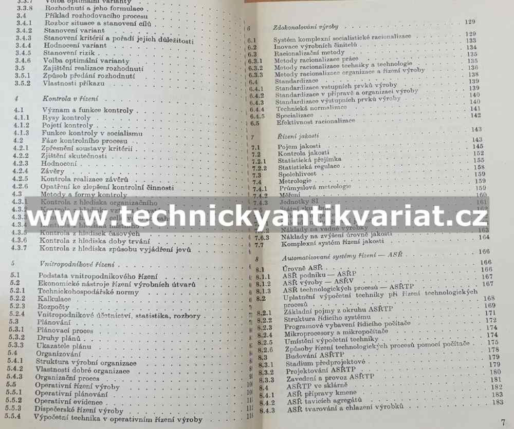 Hutní sklářská příručka - Technika řízení sklářské výroby - Josef Horák (1985)