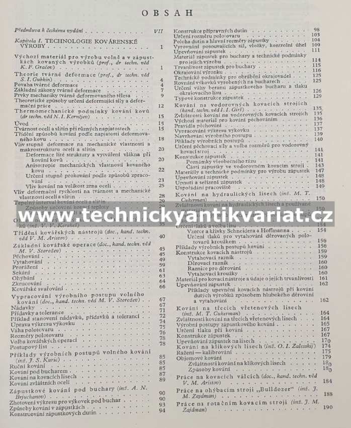 Technologie strojírenské výroby III. (1952)