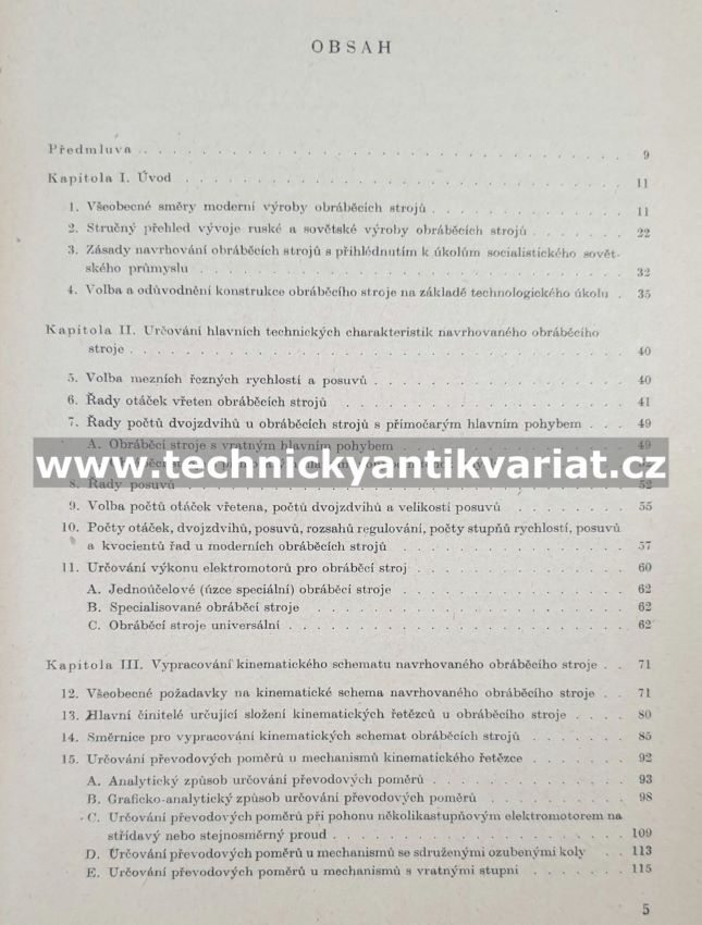 Výpočet a konstrukce obráběcích strojů I. - N.S.Ačerkan (1955)
