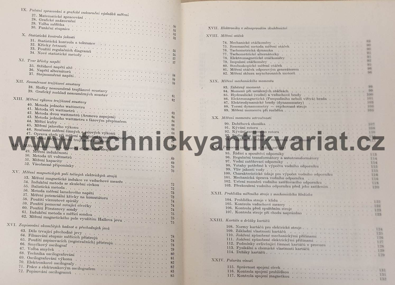 Měření na elektrických strojích 1.Všeobecná část - Bašta, Kulda, Měřička (1959)