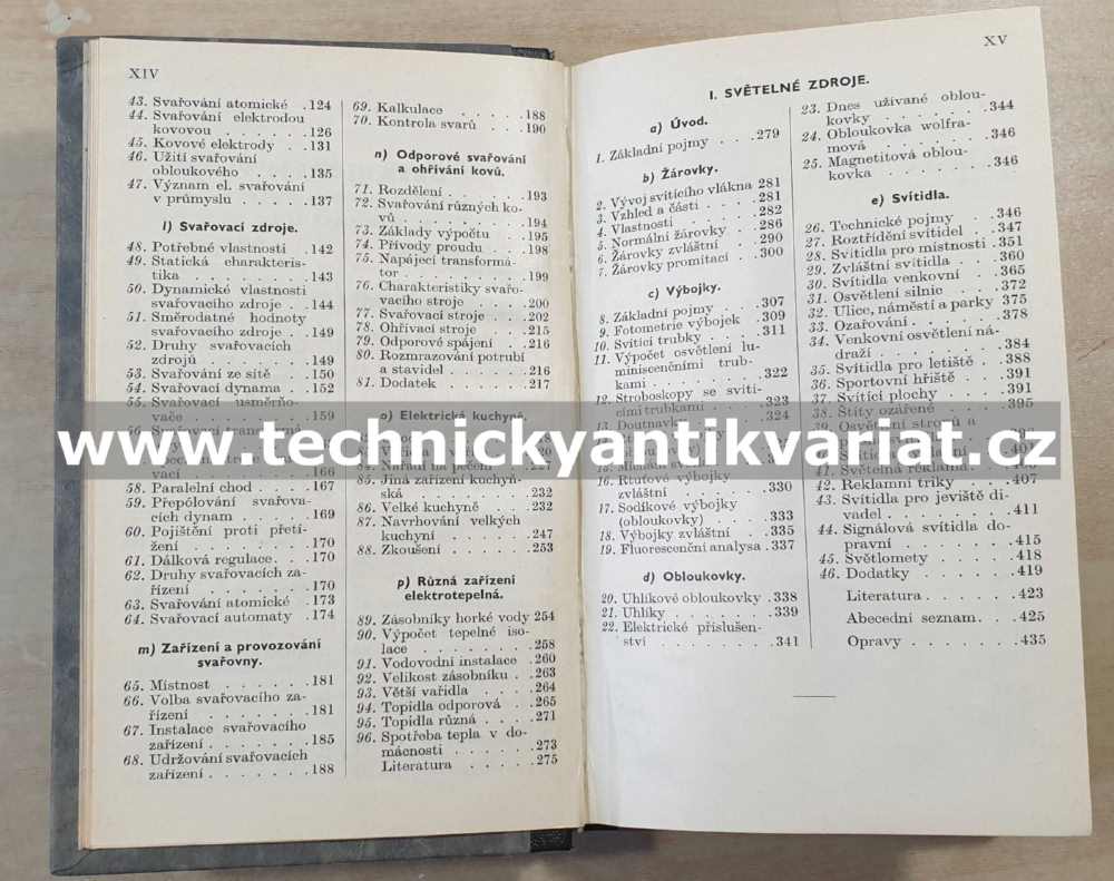Elektrotechnika, díl V. (1943)