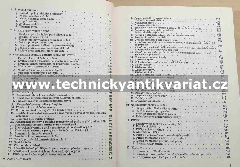 Konstrukce pozemních staveb I.II. (1971)