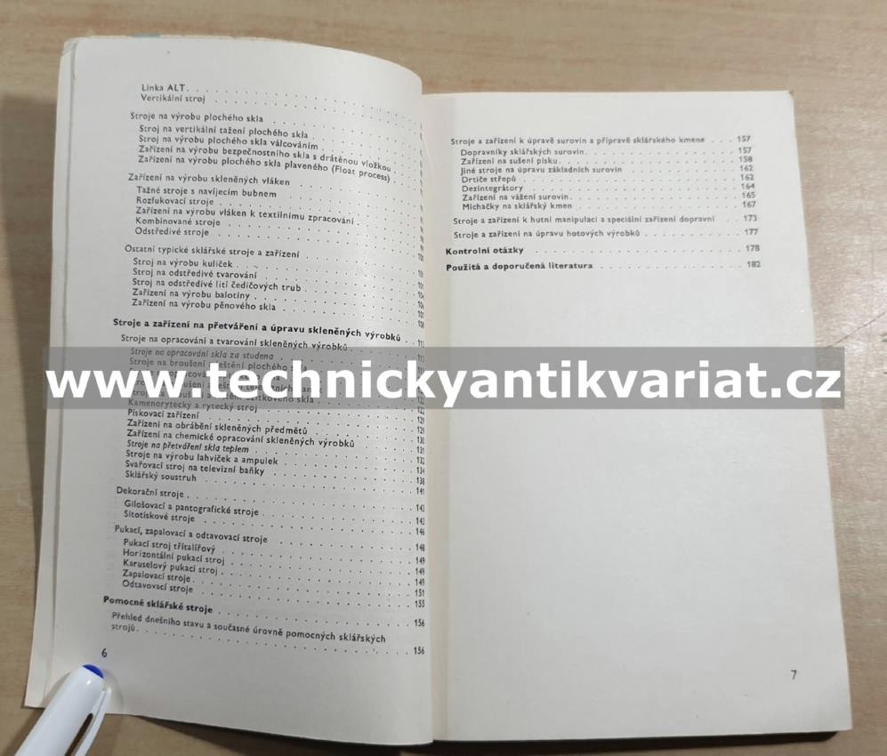 Kurs 151 Sklářské stoje - Jan Hlaváček (1970)