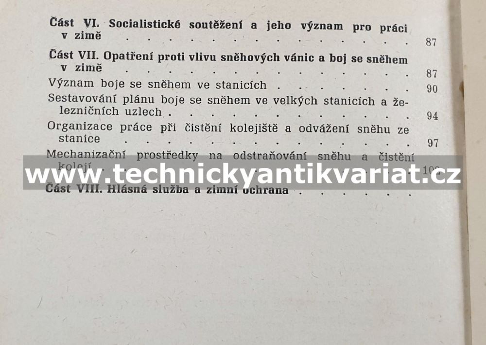 Provoz na drahách za zimních podmínek - Koumar (1960)