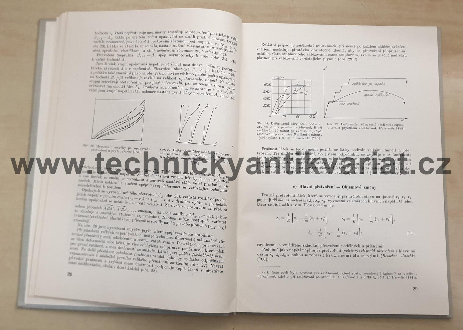 Technologie betonu 4 Pružnost betonu - S. Bechyně (1959)