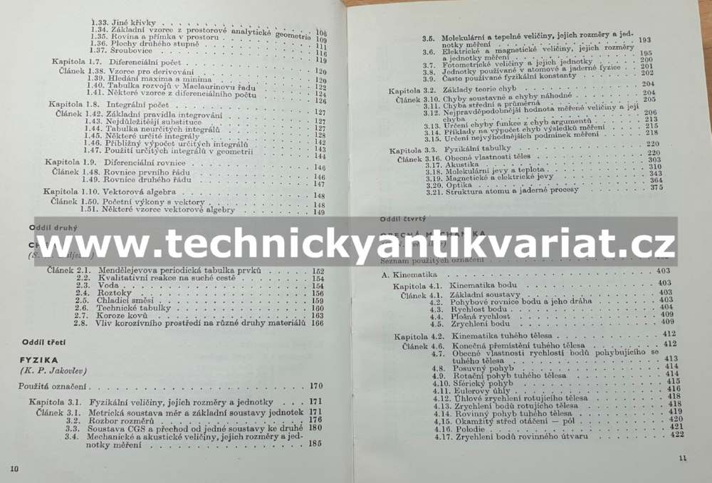 Fyzikálně technická příručka I. (1963)