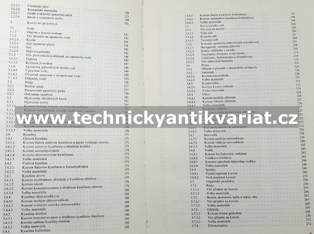 Volba materiálu a protikorozní ochrana v chemickém průmyslu (1980)