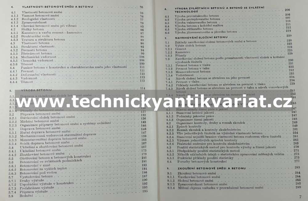 Technologie betonu - Pavlík, Doležel, Fiedler (1973)