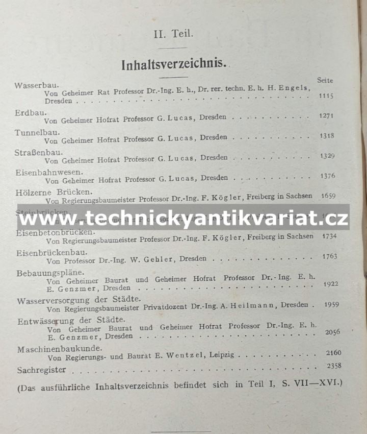 Taschenbuch für Bauingenieure II. (1921)