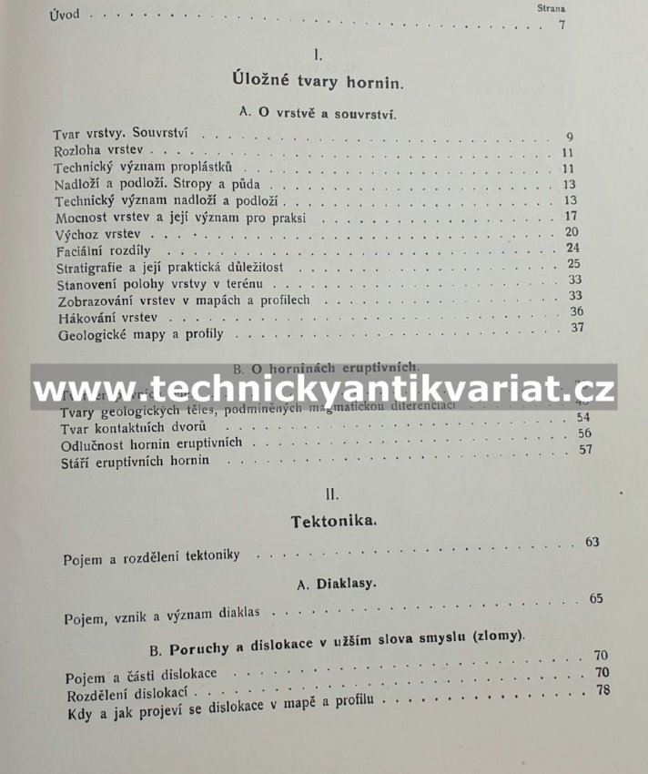 Tektonická geologie - Stočes (1921)