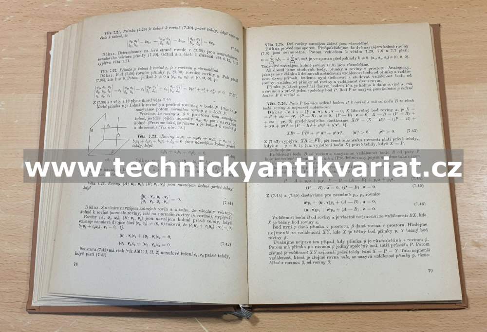 Analytická mehoda v geometrii II. - Vančura (1958)