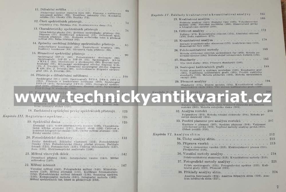 Spektrální analýza - Zajděl (1970)