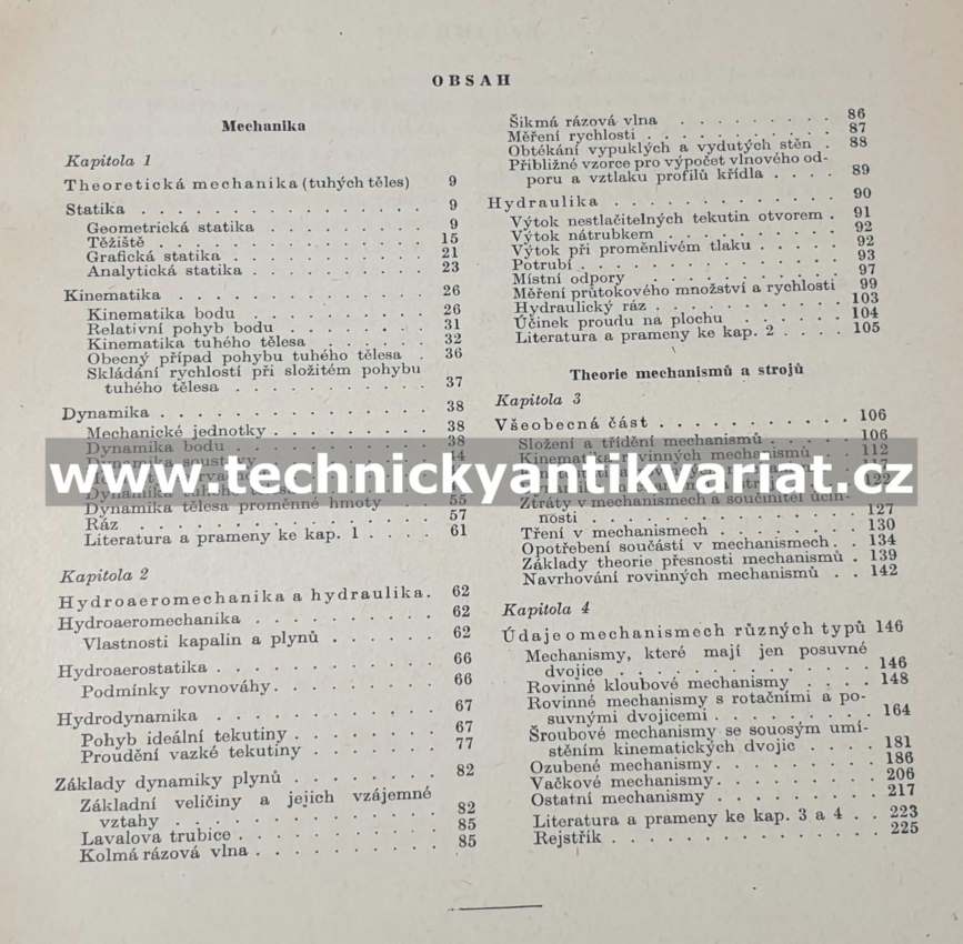 Strojnická příručka 4 - Theorie mechanismů a strojů (1956)
