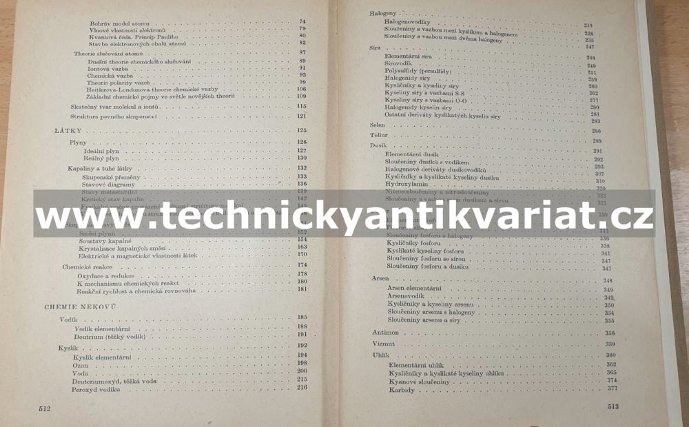 Anorganická chemie - Wichterle, Petrů (1956)