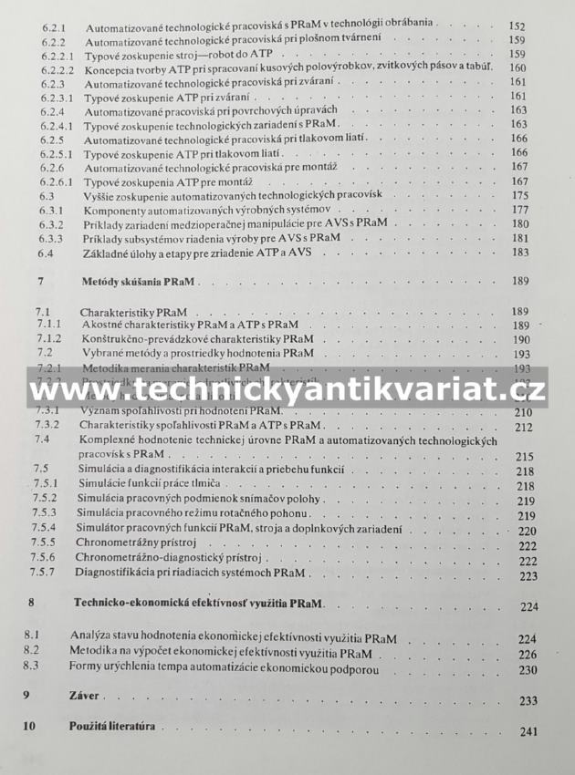 Automatizácia technologických procesov priemyselnými robotmi a manipulátormi - Čop, Buda, Jurij, Kozyrev (1985)