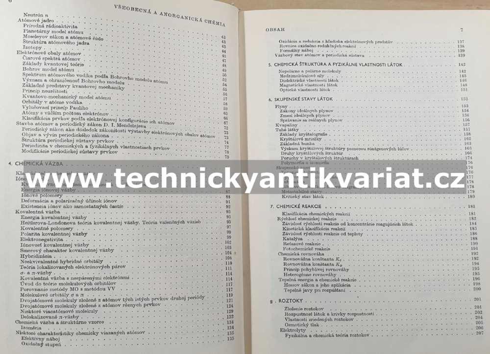 Všeobecná a anorganická chémia - Gažo (1978)