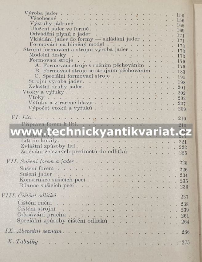 Slévárenství - Píšek (1941)