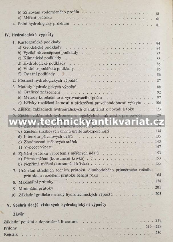 Inženýrská hydrologie - Jaromír Němec (1964)