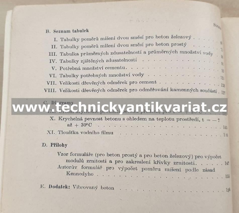Úsporná míšení nejpevnějších betonů - Ladislav Jelen (1951)