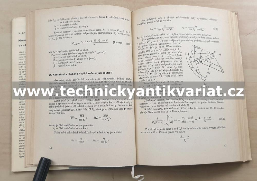 Namáhání ozubených kol - W.A.Tuplin (1964)