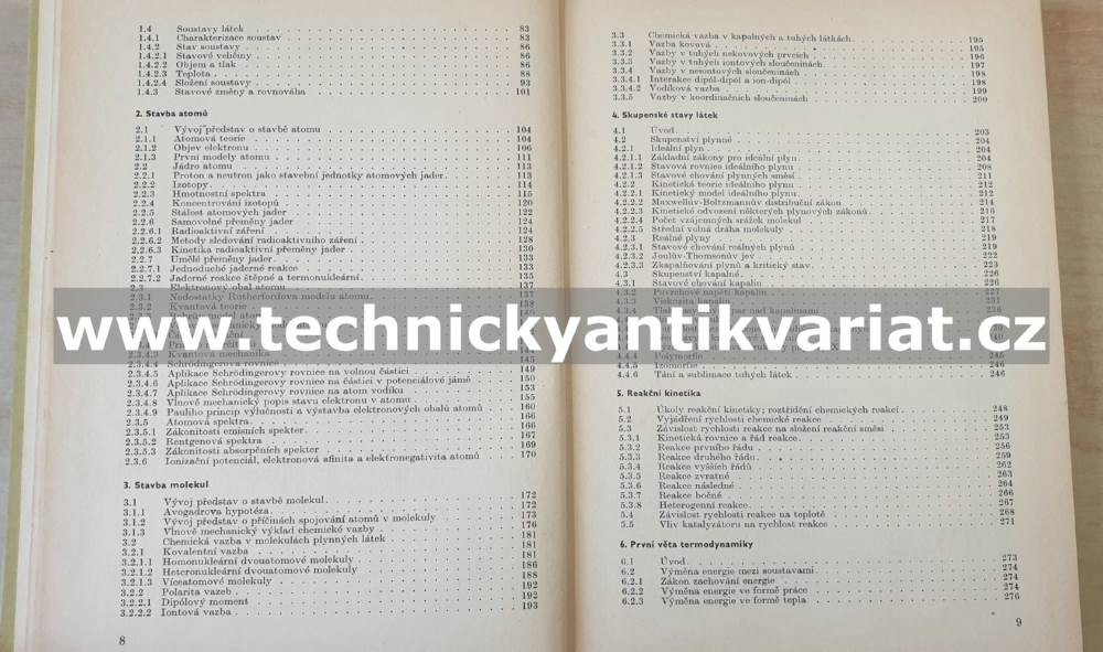 Úvod do fyzikální chemie - Kalousek, Schutz (1972)