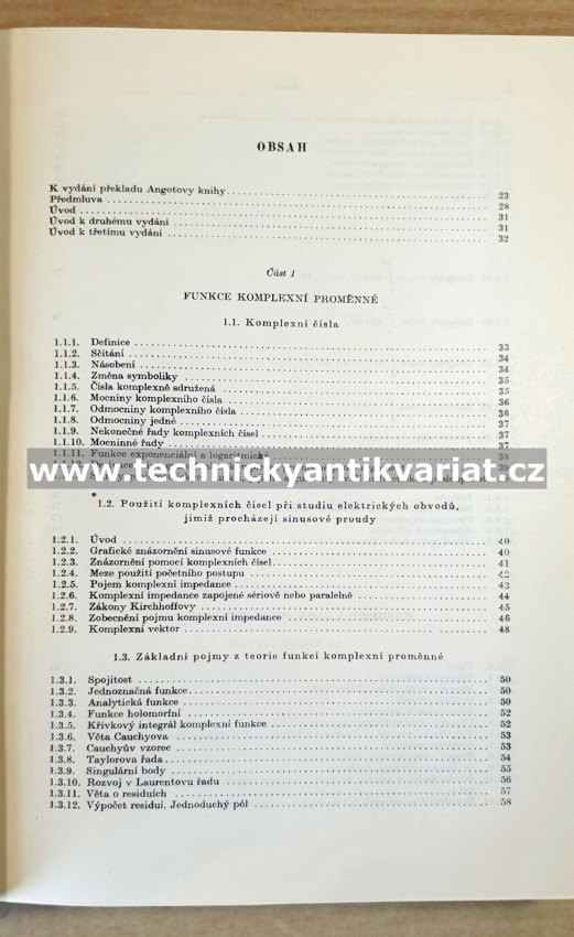 Užitá matematika pro elektrotechnické inženýry - André Angot (1972)