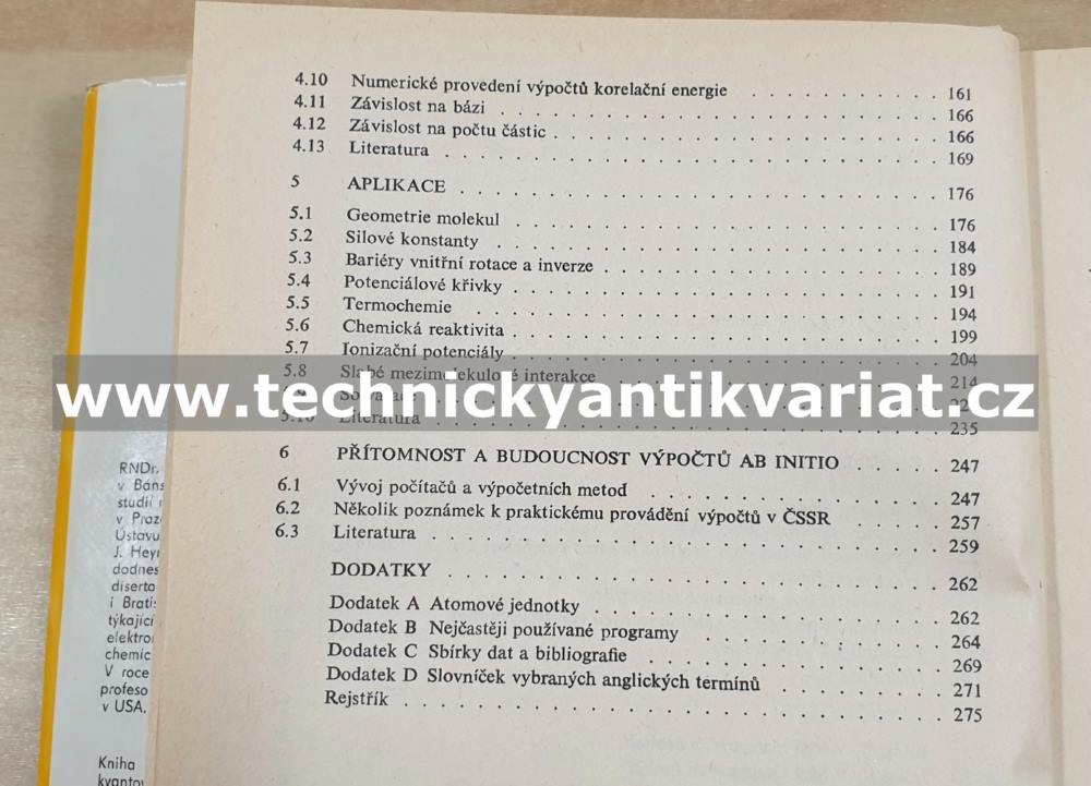 Ab initio výpočty v chemii - Čárský, Urban (1985)