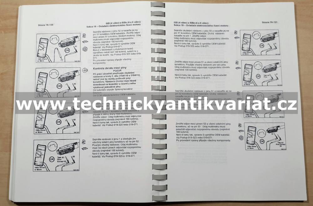 Avia D60 D75 D90 - diagnostická a dílenská příručka - Elektronicky řídící systém motoru ISBe (2000)