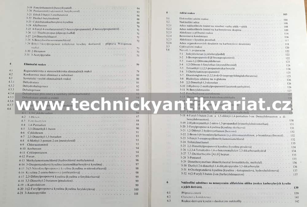Laboratorní příručka organické chemie - Organická syntéza v otázkách a odpovědích - Večeřa, Panchartek (1987)