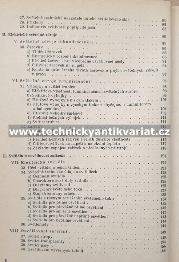 Příručka osvětlovací techniky - Otto Šula (1969)