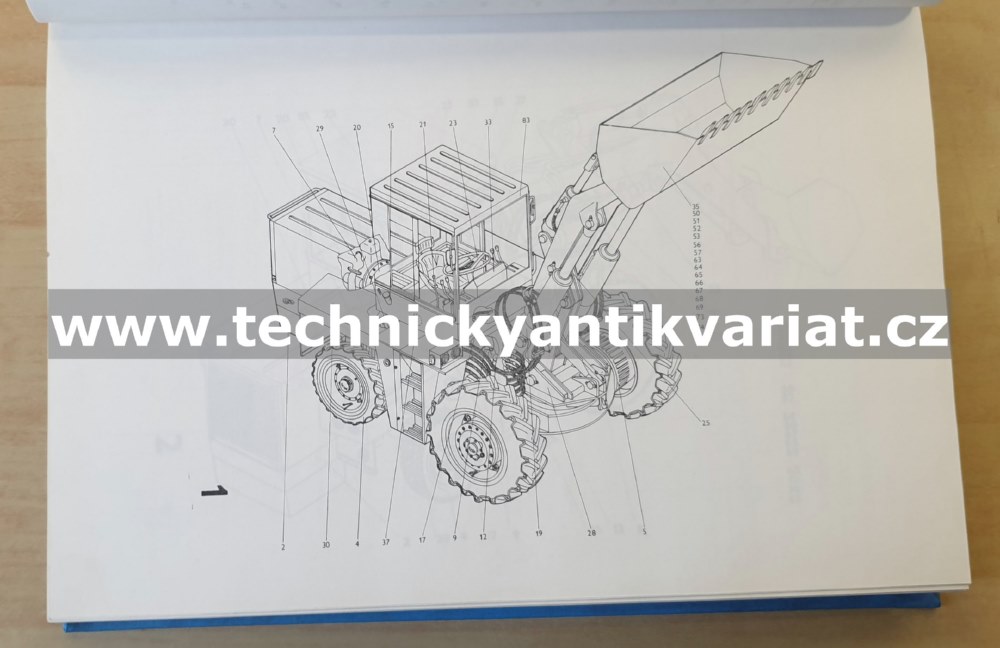 UN 053 - katalog súčiastok a náhradných dielov (1989)
