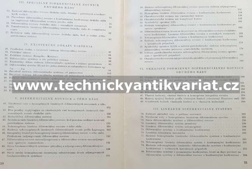 Diferenciálne rovnice I. Jur Hronec (1960)