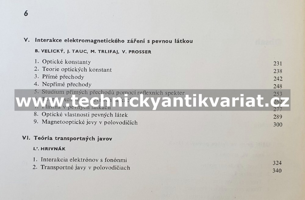 Teorie pevných látek (1965)