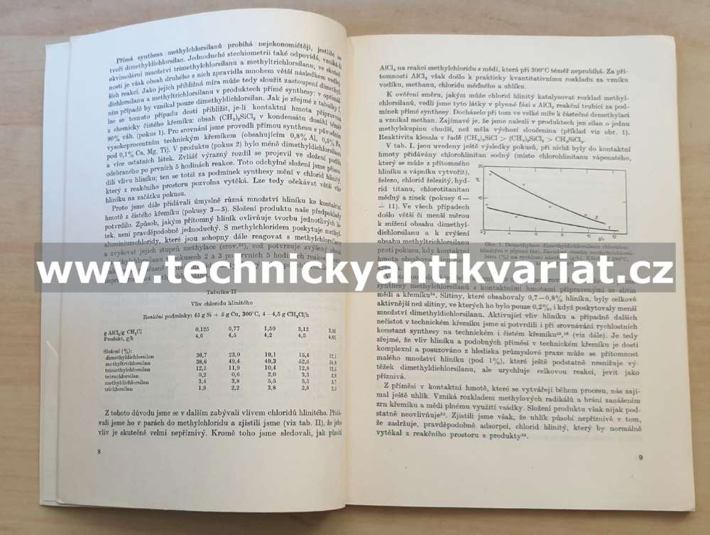 Synthesy a reakce organokřemičitých sloučenin - Vladidmír Bažant (1961)