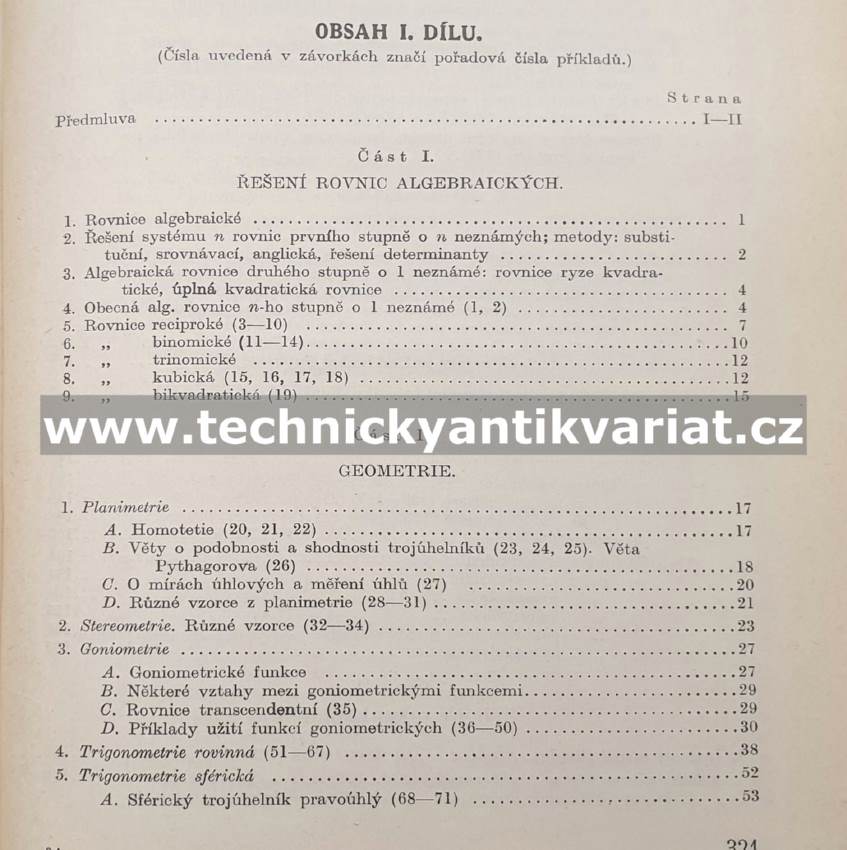 Aplikovaná matematika pro vojsko Dil.1 - Jan Gebauer (1927)