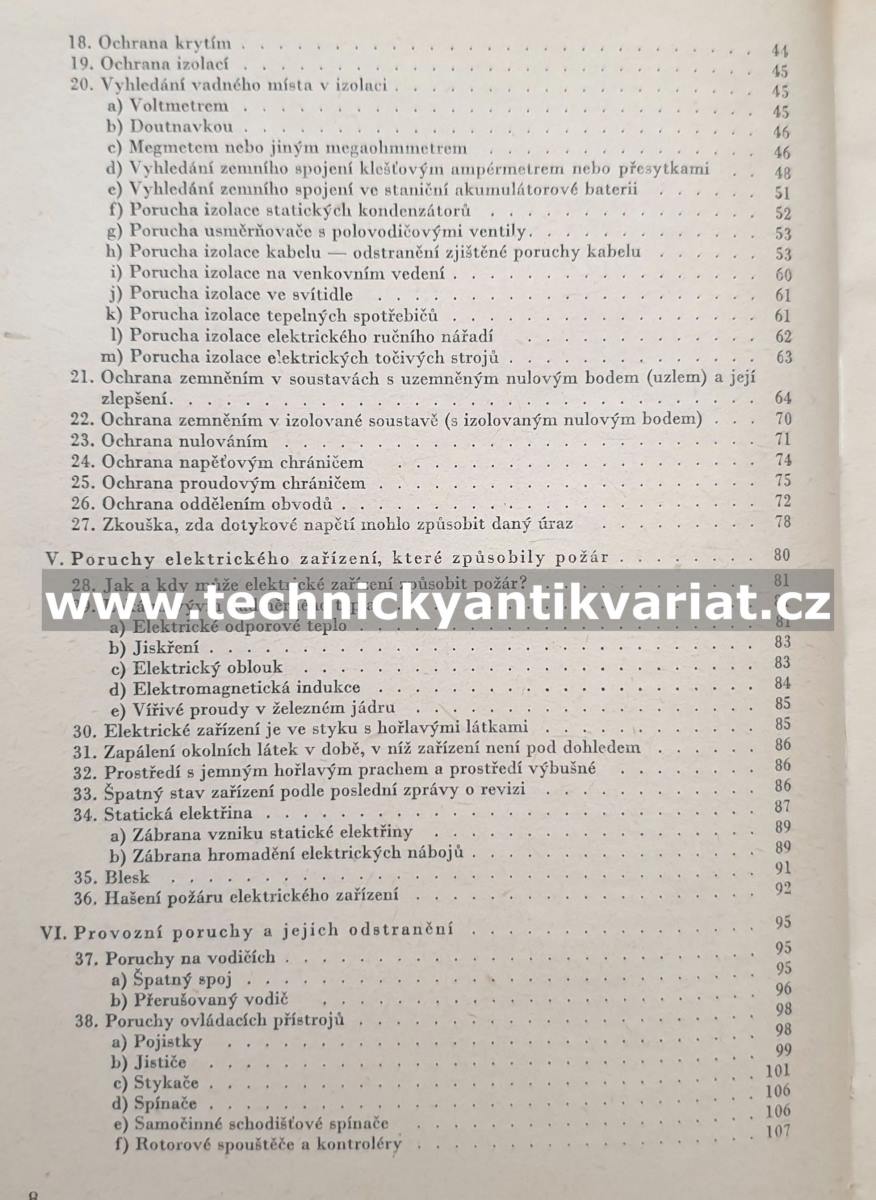 Poruchy elektrického zařízení - František Soukup (1969)