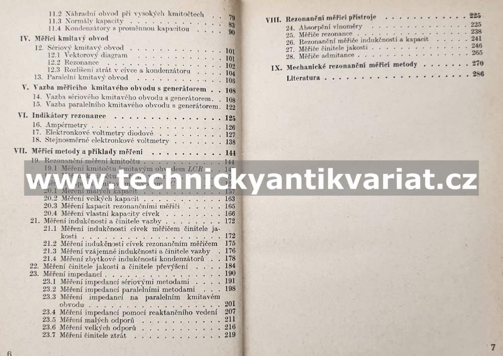 Měření rezonančními metodami - Stanislav Haderka (1963)