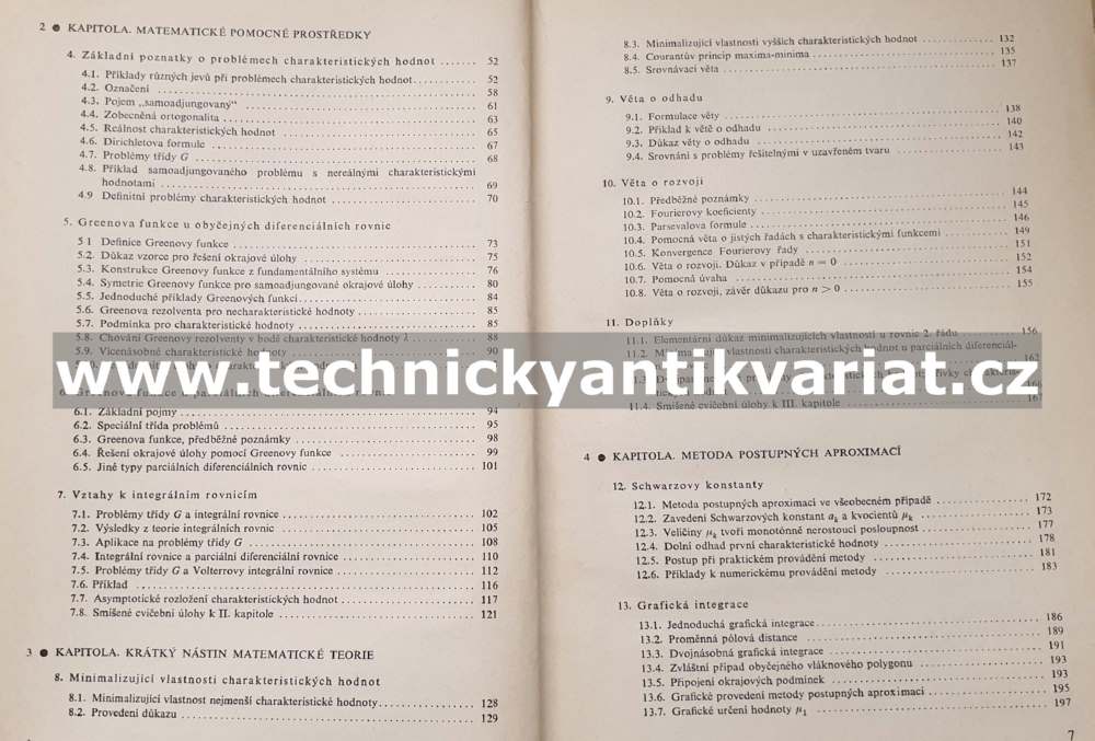 Problémy charakteristických hodnot s technickými aplikacemi - L. Collatz (1965)