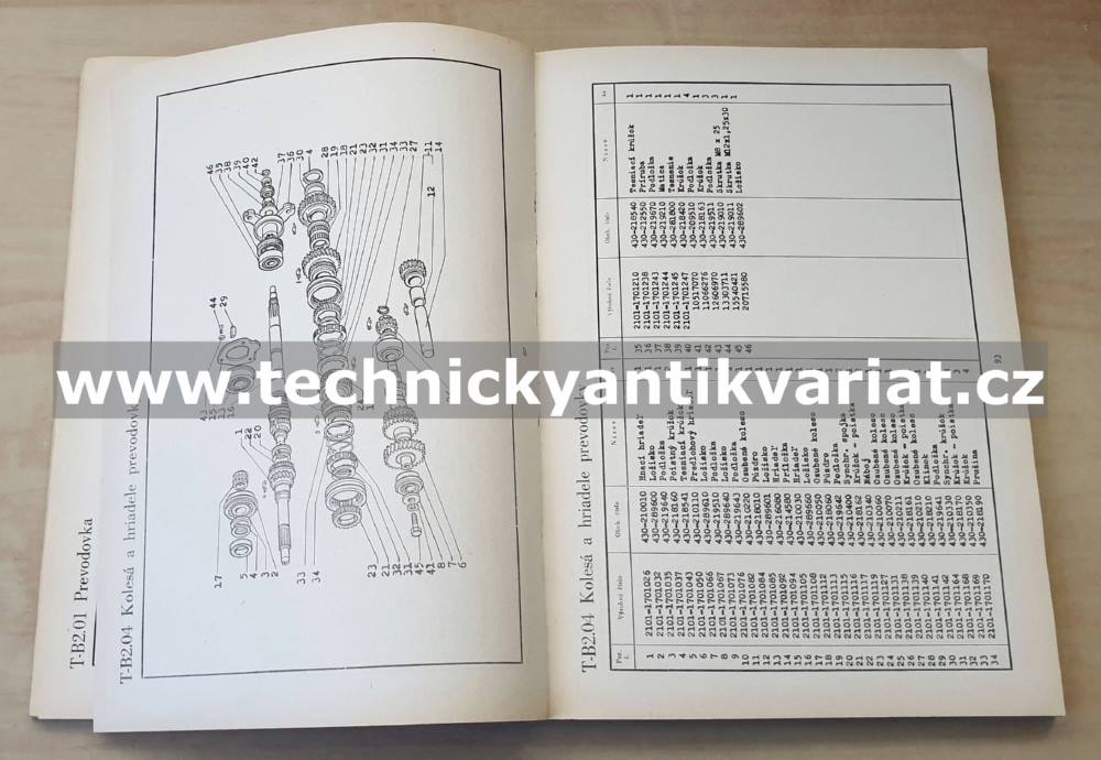 Lada 1500 - katalog náhradních dílů (1982)