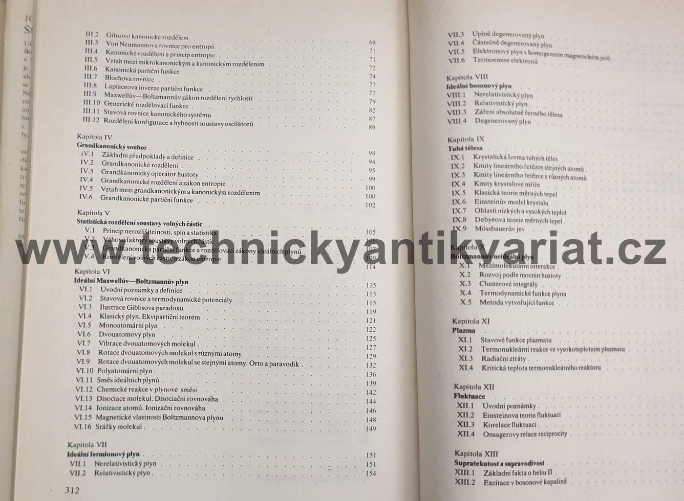 Statistická fyzika - Josef Kvasnica (1983)