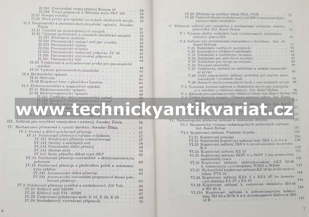 Přídavná zařízení obráběcích strojů - Karel Skibar (1966)