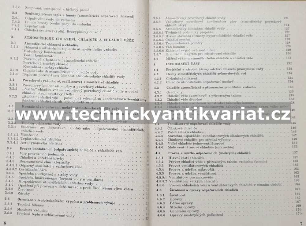 Atmosférické chladíče a chladící věže - Šapošnikov, Posselt, Pomajzl (1977)