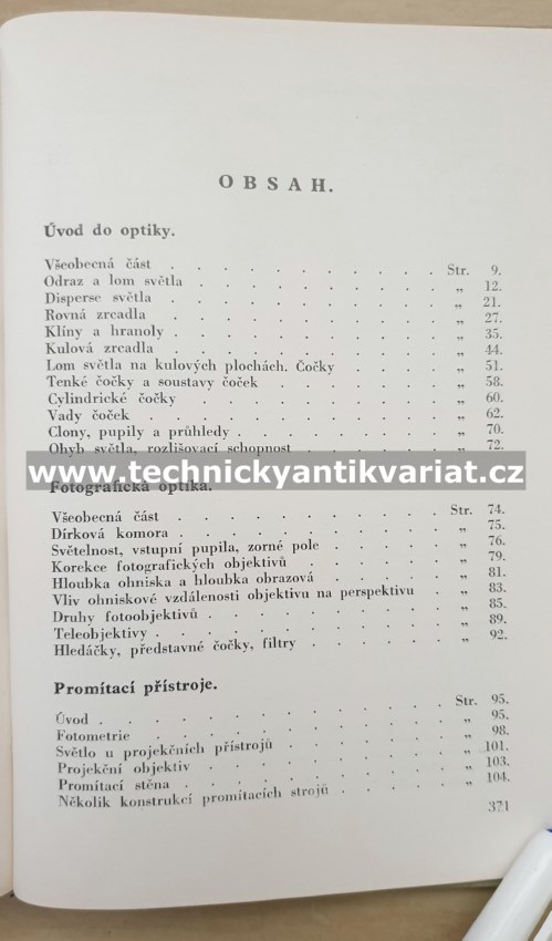 Praktická optika - Volg, Hajda, Král (1938)