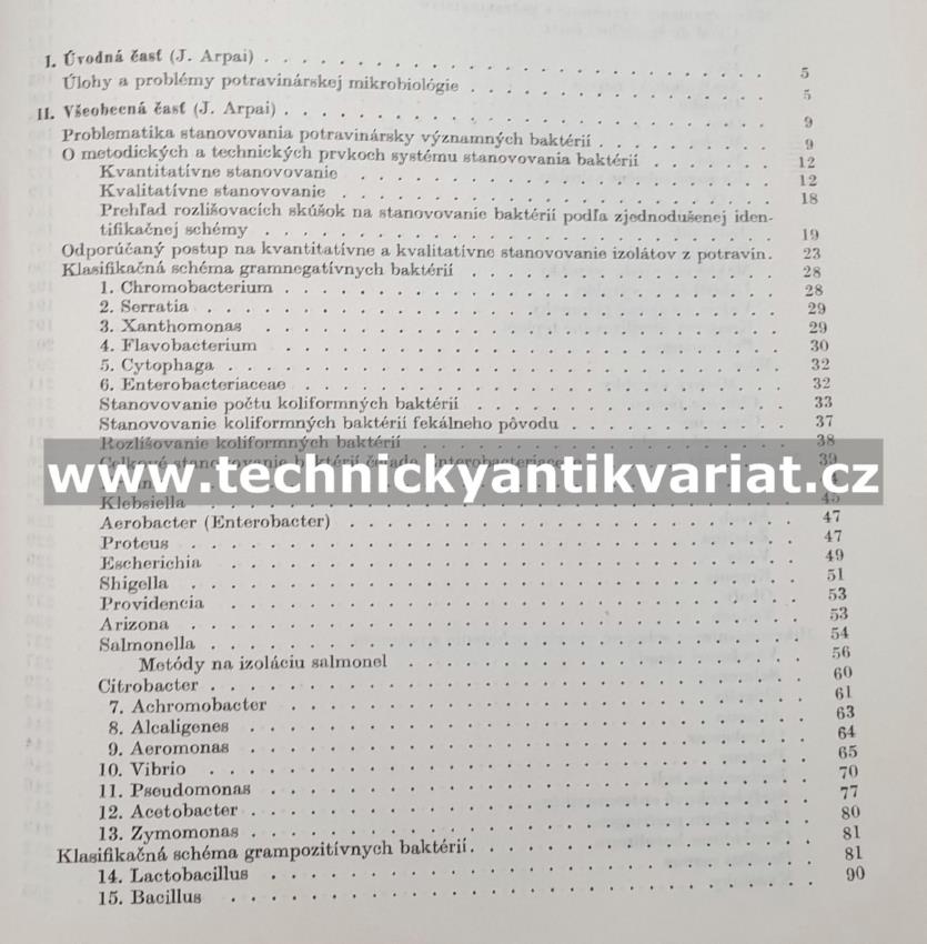 Potravinárska mikrobiologia - Arpai, Bartl (1977)