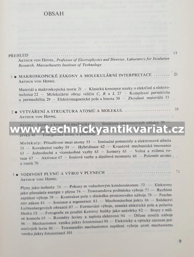 Molekulová fysika hmoty - Arthur Von Hippel (1963)