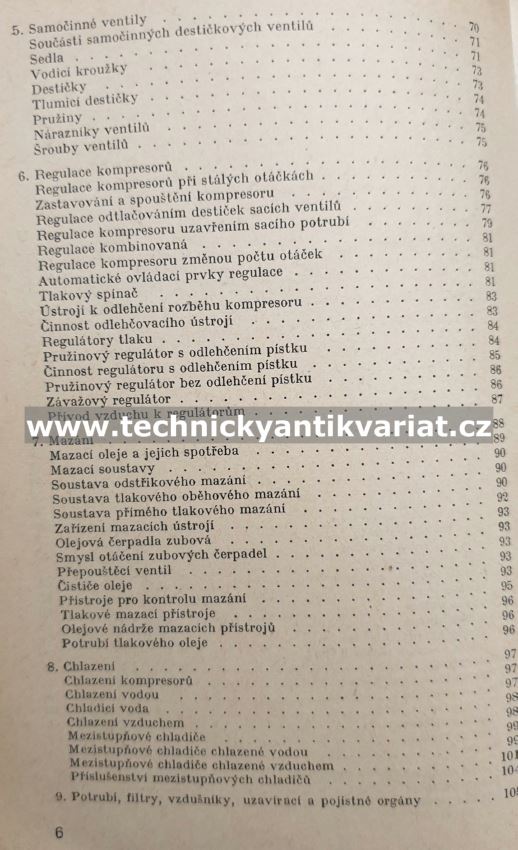 Údržba a opravy pístových a rotačních kompresorů - Novotný, Liška (1964)