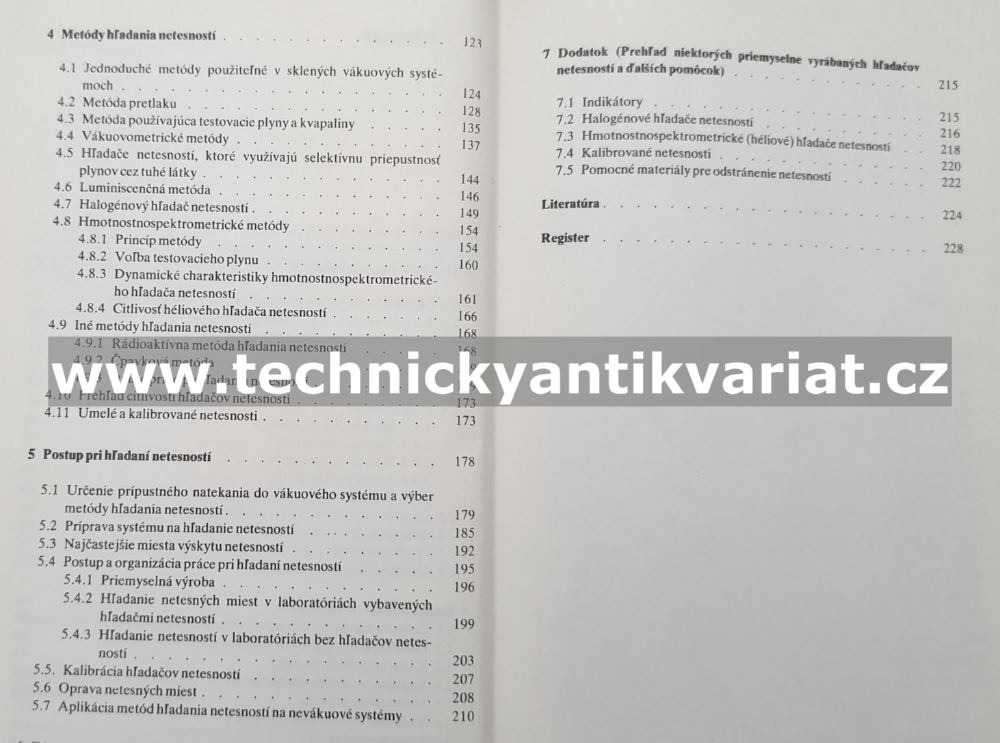 Netesnosti vákuových systémov - Lukáč, Martišovitš (1980)