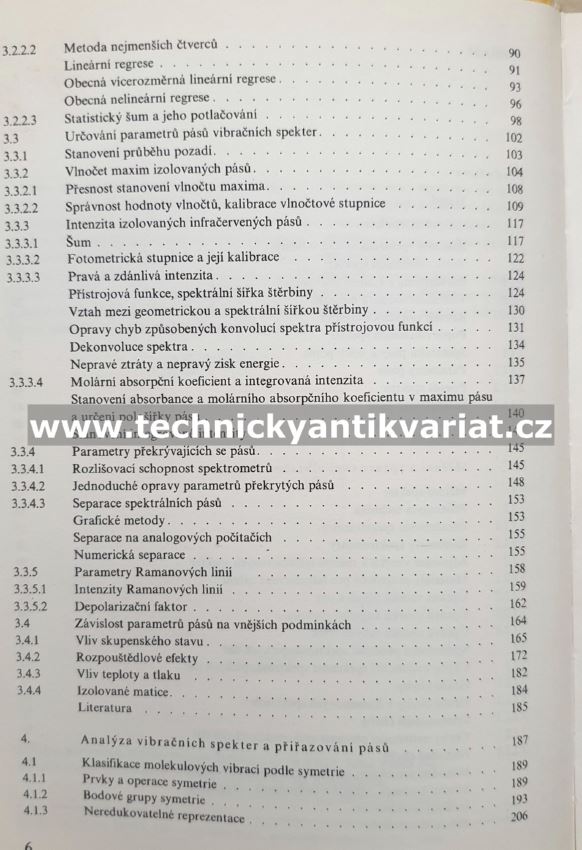 Zpracování a interpretace vibračních spekter - Horák, Vítek (1980)